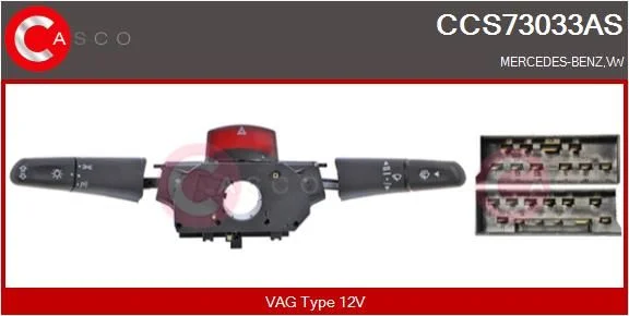 Vairo kolonėlės jungiklis casco CCS73033AS