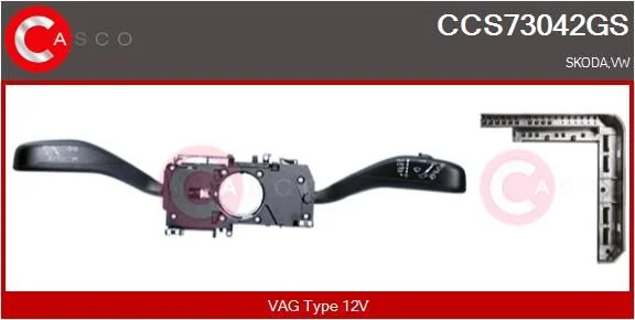 Vairo kolonėlės jungiklis casco CCS73042GS