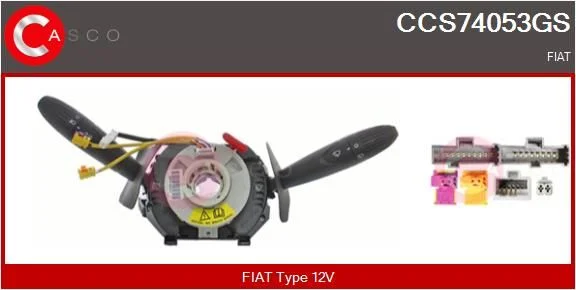 Vairo kolonėlės jungiklis CASCO - PRZEŁĄCZNIKI SZYB,ZESPOLONE CCS74053GS