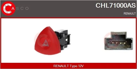 Jungiklis, pavojaus žibintas casco CHL71000AS