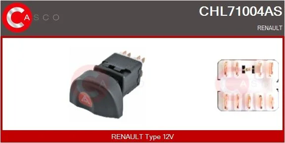 Jungiklis, pavojaus žibintas casco CHL71004AS