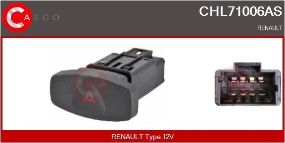 Jungiklis, pavojaus žibintas casco CHL71006AS