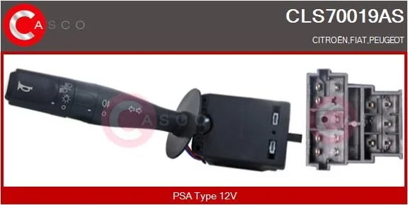 Vairo kolonėlės jungiklis casco CLS70019AS