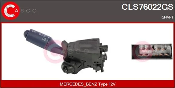 Vairo kolonėlės jungiklis casco CLS76022GS