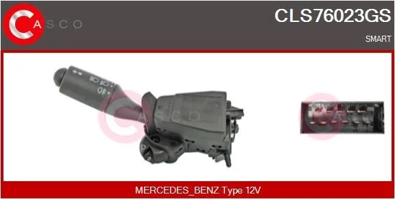 Vairo kolonėlės jungiklis casco CLS76023GS