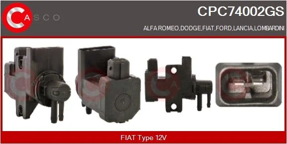 Slegio keitiklis, išmetimo valdymas CASCO - TURBOSPRĘŻARKI CPC74002GS