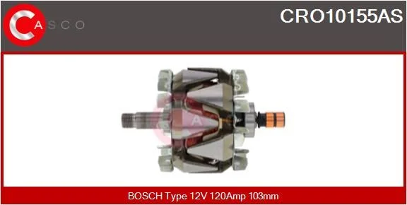 Rotorius, kintamosios srovės generatorius casco CRO10155AS