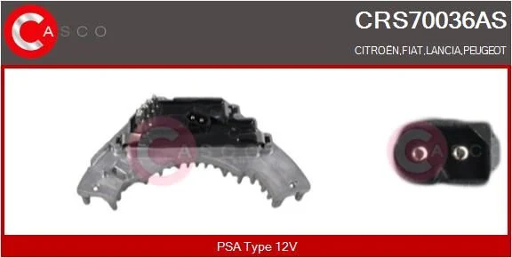 Varža, vidaus pūtiklis casco CRS70036AS