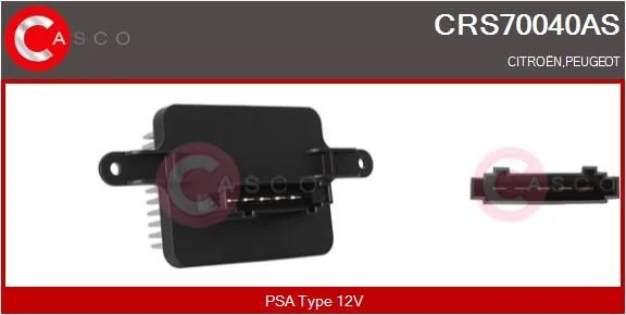 Varža, vidaus pūtiklis casco CRS70040AS