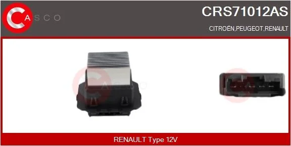 Varža, vidaus pūtiklis CASCO - OSPRZĘT NAGRZEWNICY CHŁODNICY CRS71012AS