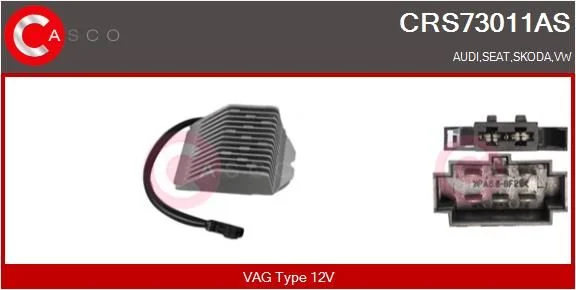 Varža, vidaus pūtiklis casco CRS73011AS