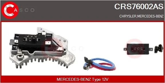 Varža, vidaus pūtiklis CASCO - OSPRZĘT NAGRZEWNICY CHŁODNICY CRS76002AS