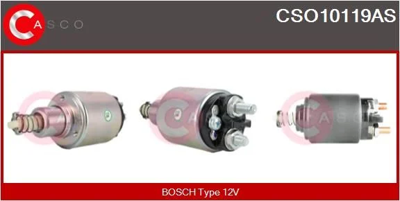 Solenoidinis jungiklis, starteris casco CSO10119AS
