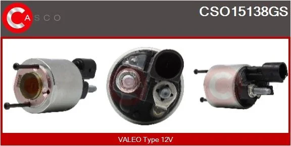 Solenoidinis jungiklis, starteris CASCO - CZĘŚCI ALTERNATORY I ROZRUSZNIKI CSO15138GS