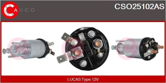 Solenoidinis jungiklis, starteris casco CSO25102AS