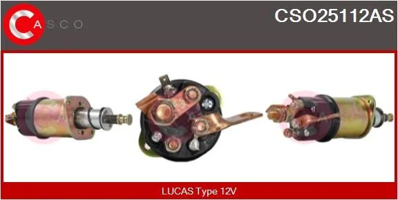 Solenoidinis jungiklis, starteris casco CSO25112AS