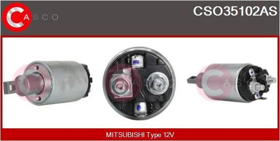 Solenoidinis jungiklis, starteris casco CSO35102AS