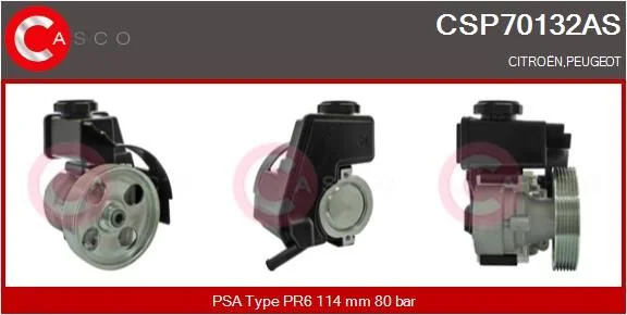 Hidraulinis siurblys, vairo sistema casco CSP70132AS