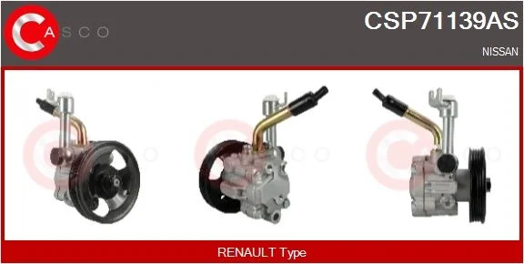 Hidraulinis siurblys, vairo sistema casco CSP71139AS