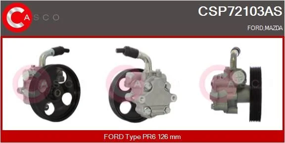 Hidraulinis siurblys, vairo sistema casco CSP72103AS