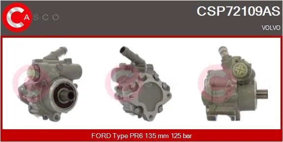 Hidraulinis siurblys, vairo sistema casco CSP72109AS