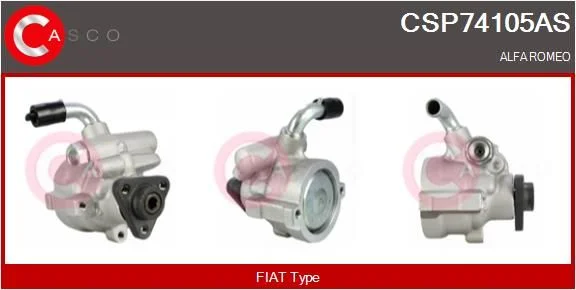 Hidraulinis siurblys, vairo sistema casco CSP74105AS