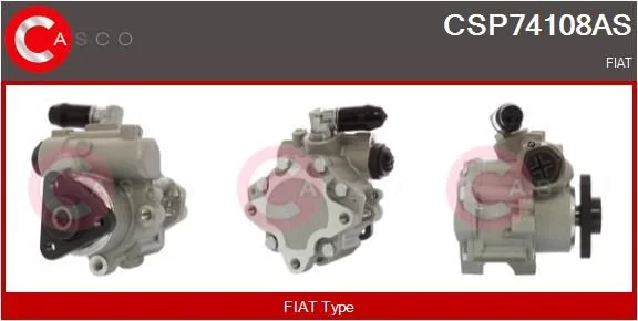 Hidraulinis siurblys, vairo sistema casco CSP74108AS
