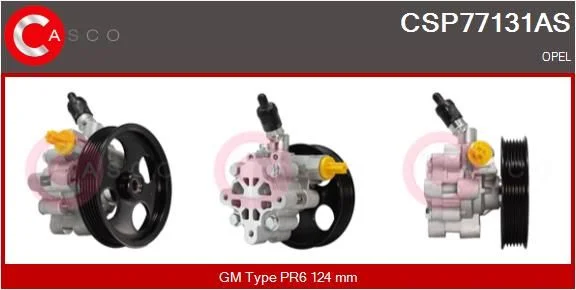 Hidraulinis siurblys, vairo sistema casco CSP77131AS