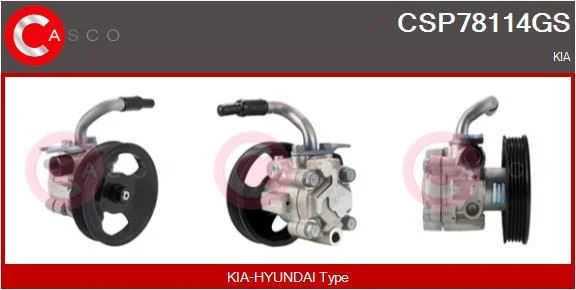 Hidraulinis siurblys, vairo sistema casco CSP78114GS