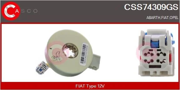 Vairavimo kampo jutiklis casco CSS74309GS