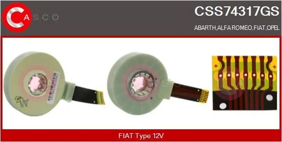 Vairavimo kampo jutiklis casco CSS74317GS