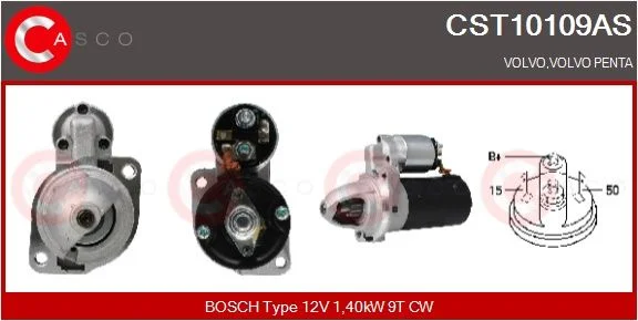 Starteris casco CST10109AS