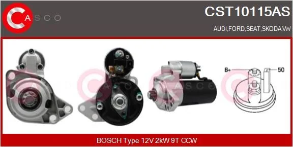 Starteris casco CST10115AS