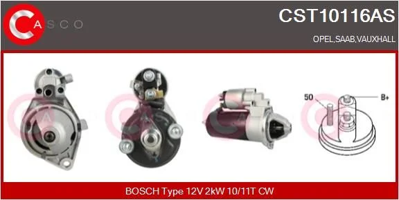 Starteris casco CST10116AS