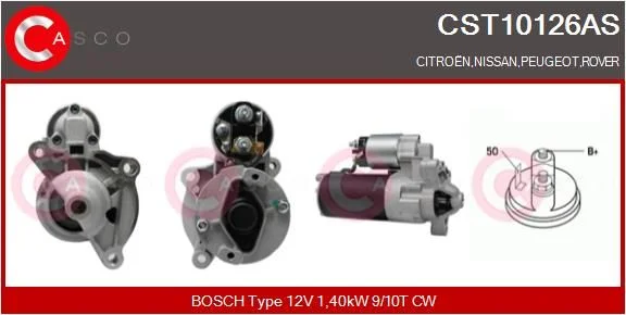 Starteris casco CST10126AS