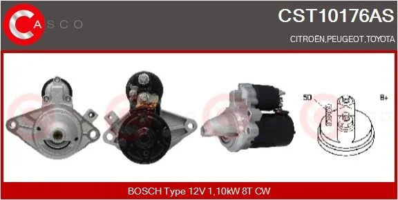 Starteris casco CST10176AS