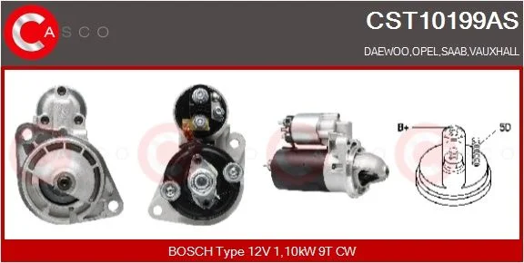 Starteris casco CST10199AS
