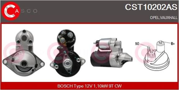 Starteris casco CST10202AS