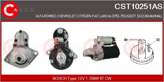 Starteris casco CST10251AS