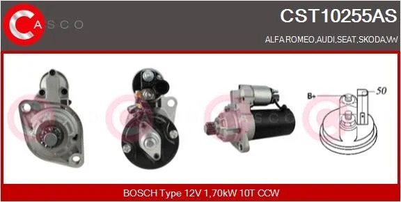 Starteris casco CST10255AS