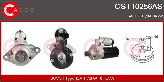 Starteris casco CST10256AS