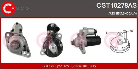 Starteris casco CST10278AS