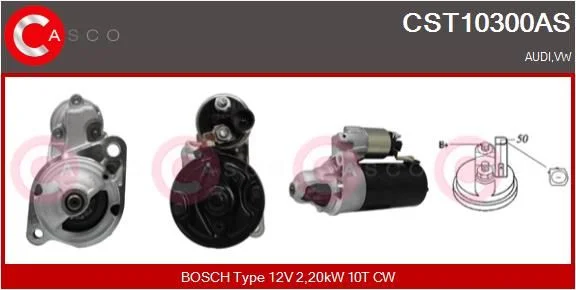 Starteris casco CST10300AS