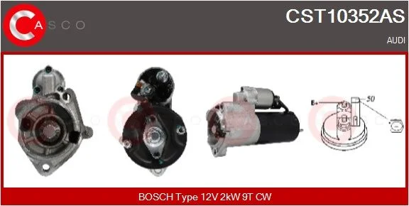 Starteris CASCO - ALTERNATORY I ROZRUSZNIKI CST10352AS