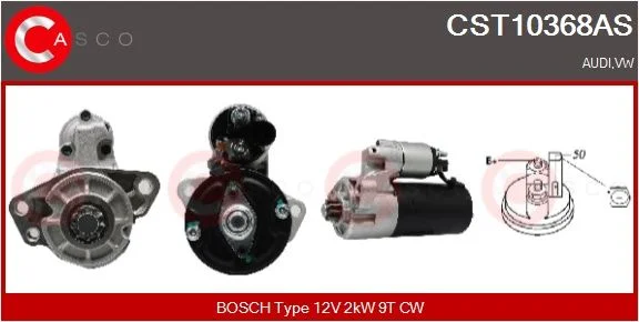 Starteris casco CST10368AS