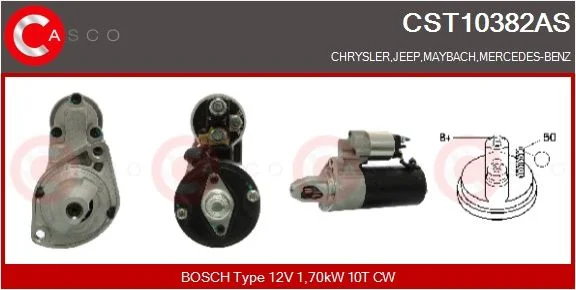Starteris casco CST10382AS