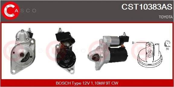 Starteris casco CST10383AS