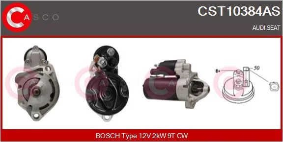 Starteris casco CST10384AS