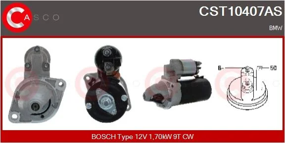 Starteris casco CST10407AS