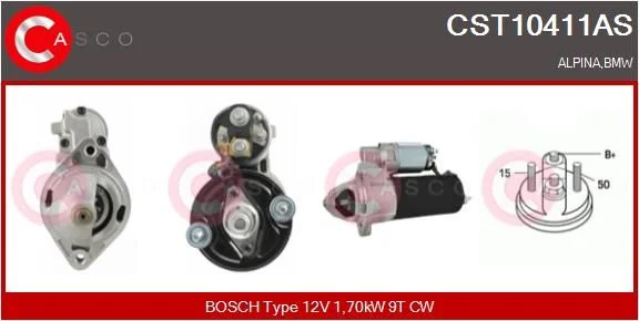 Starteris casco CST10411AS